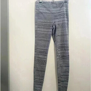 Athleta full length striped printed leggings small